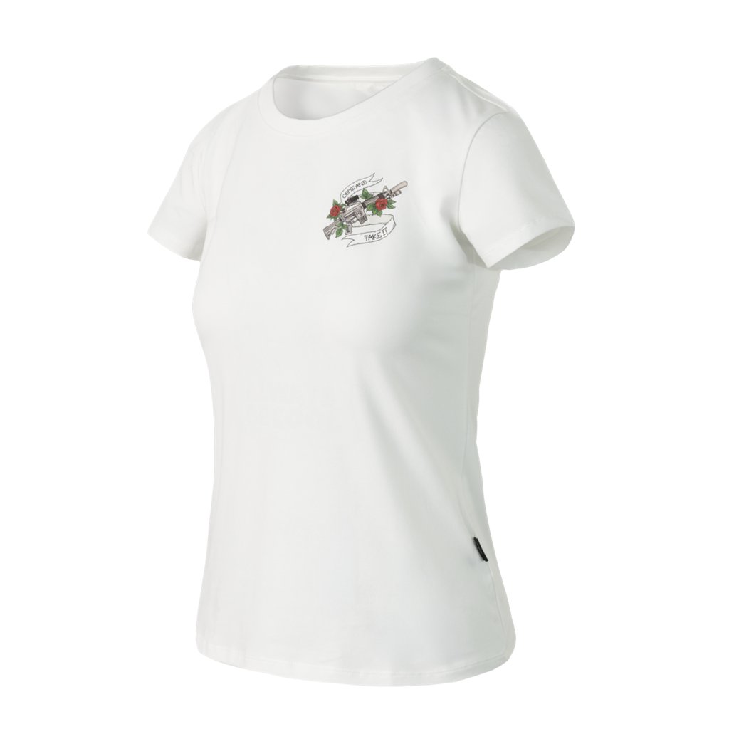Women's T-shirt Slim (Come and take it) - White — Helikon-Tex