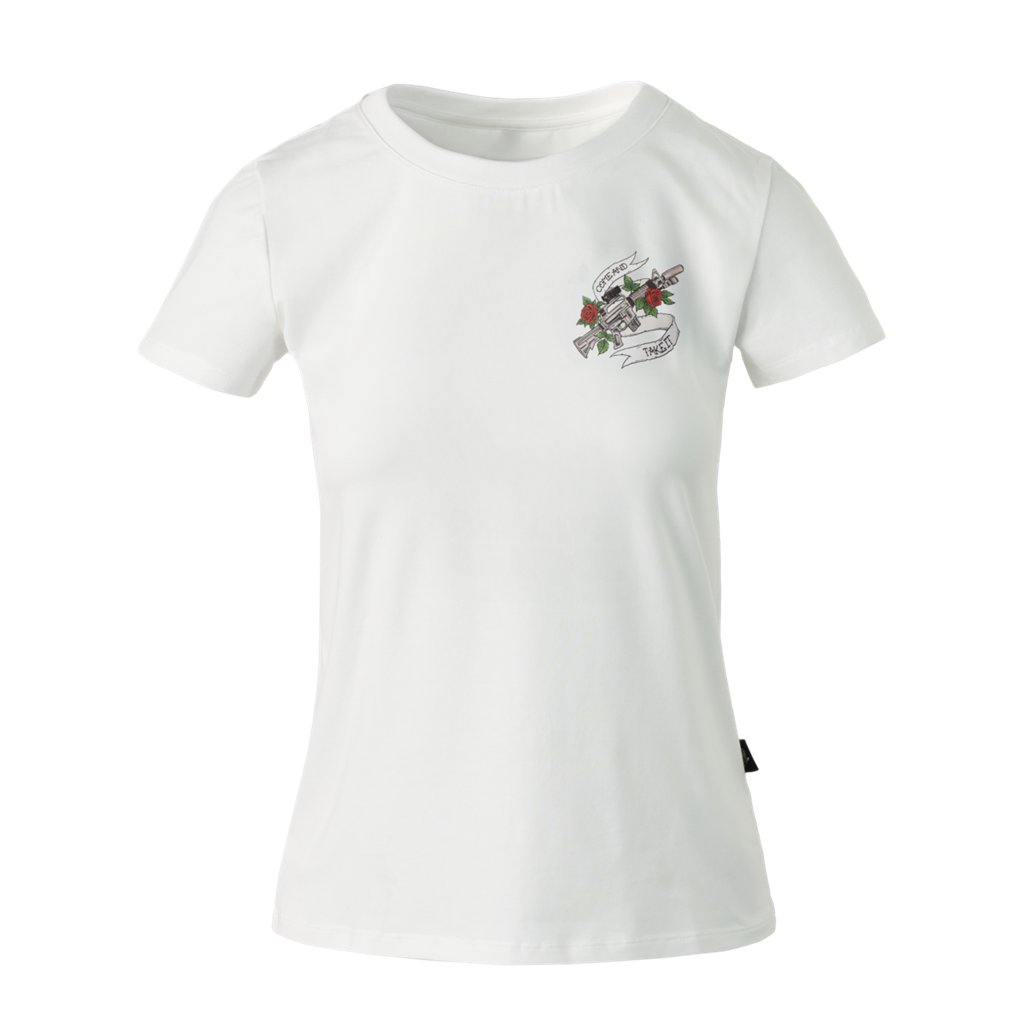 Women's T-shirt Slim (Come and take it) - White — Helikon-Tex