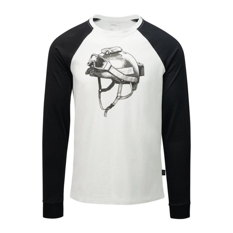 T-shirt Long Sleeve (Delta Helmet) - White