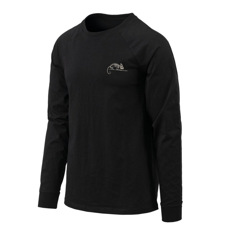 T-shirt Long Sleeve (Helikon-Tex Logo) - Black