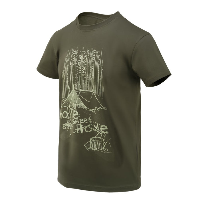 T-Shirt (Home Sweet Home) - Taiga Green