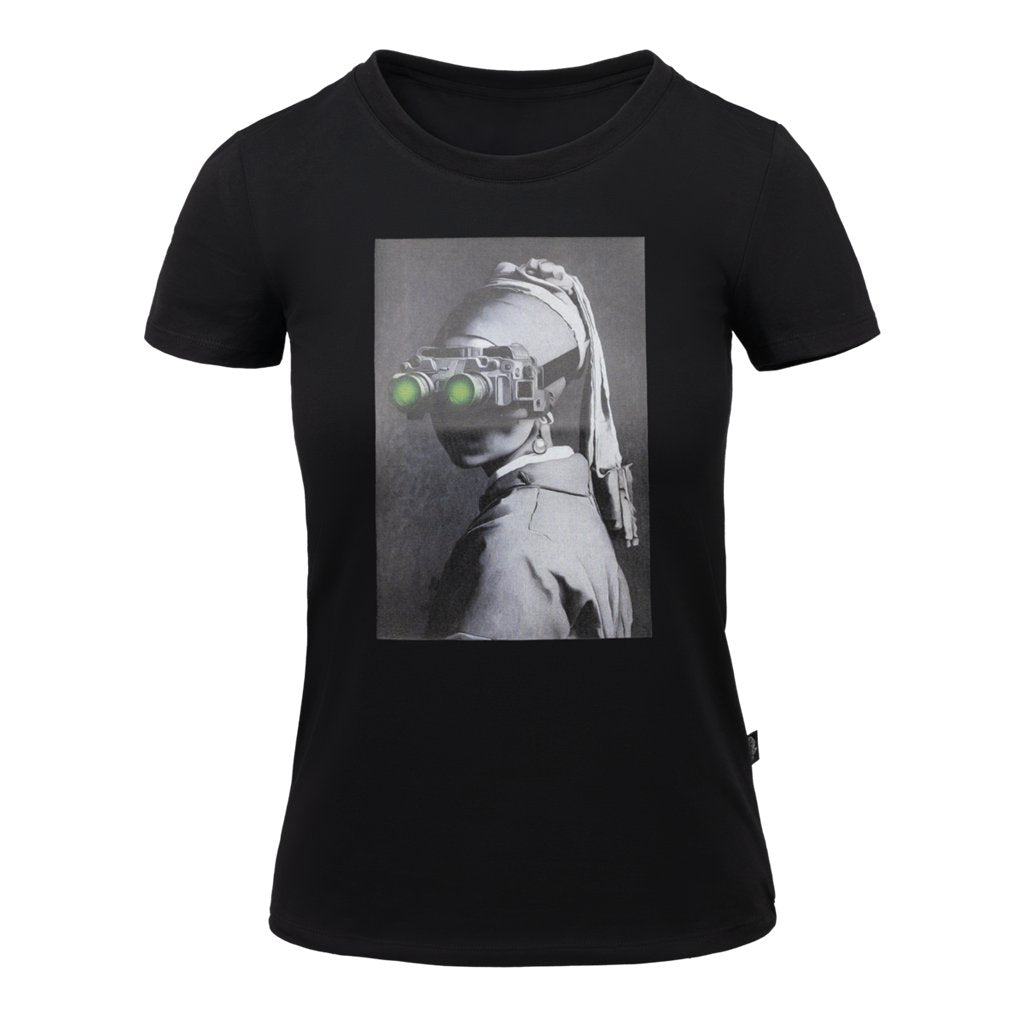 Women's T-shirt (NVG Girl) - Black — Helikon-Tex