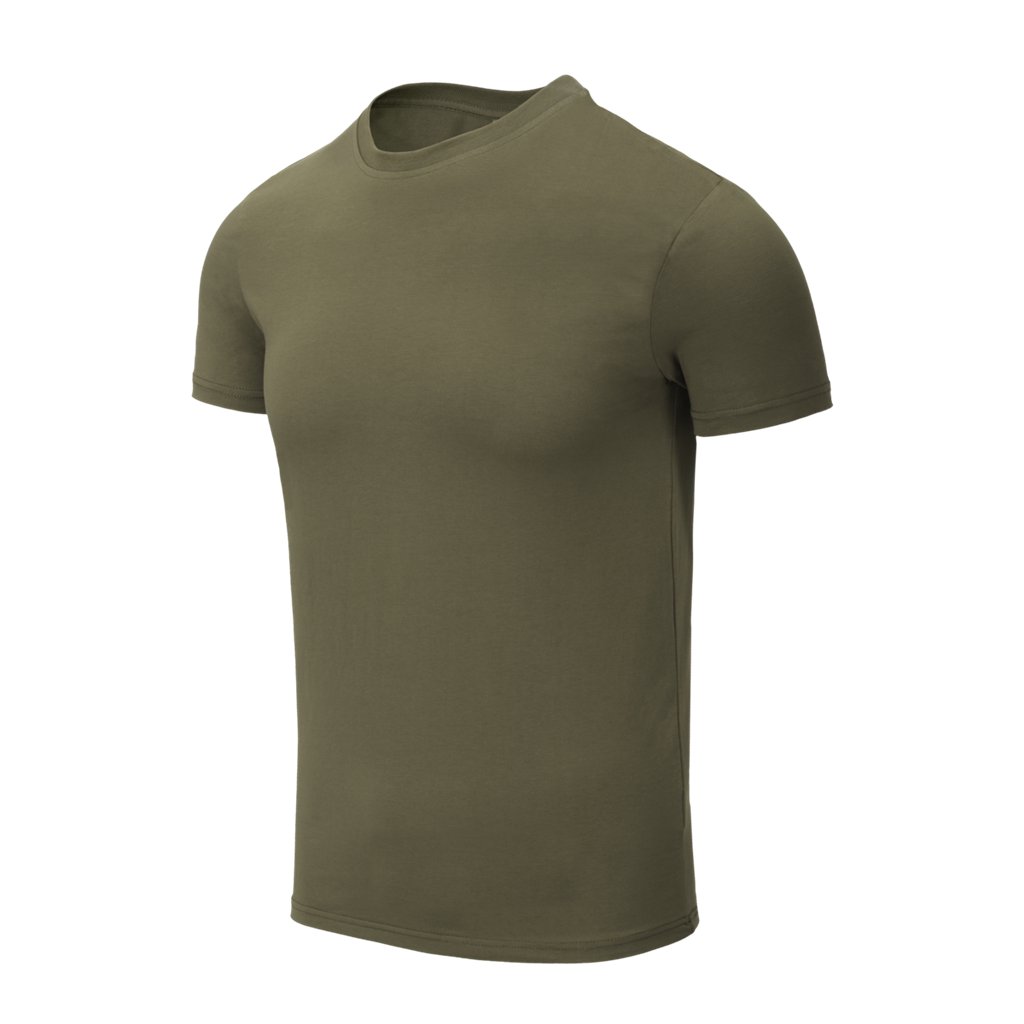 Organic Cotton T-Shirt SLIM - Olive Green — Helikon-Tex