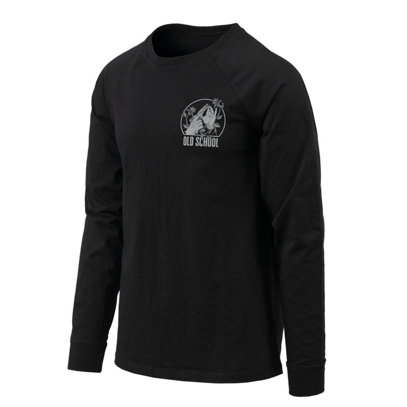 T-shirt Long Sleeve (Old School) - Black