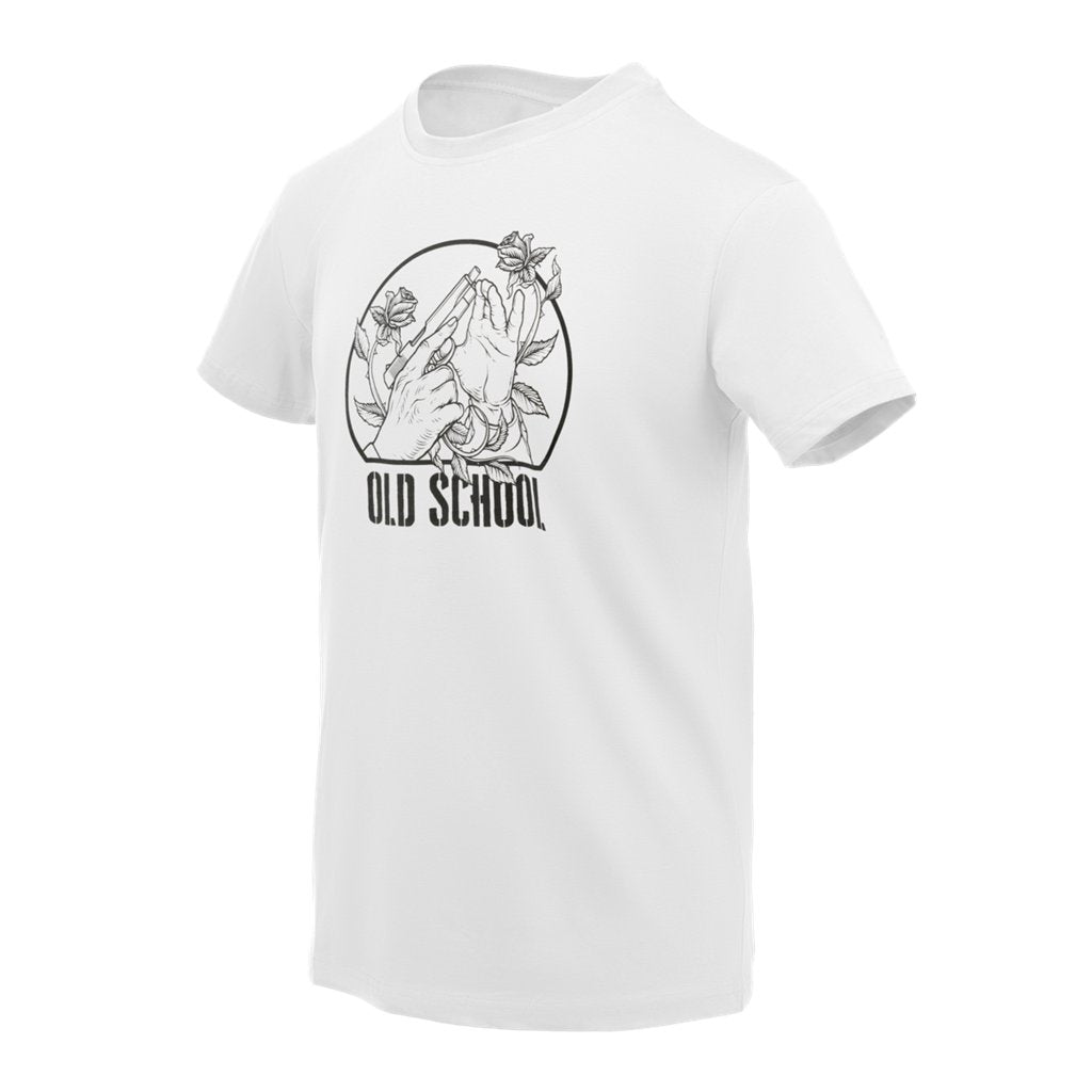 T-Shirt (Old school) - White — Helikon-Tex