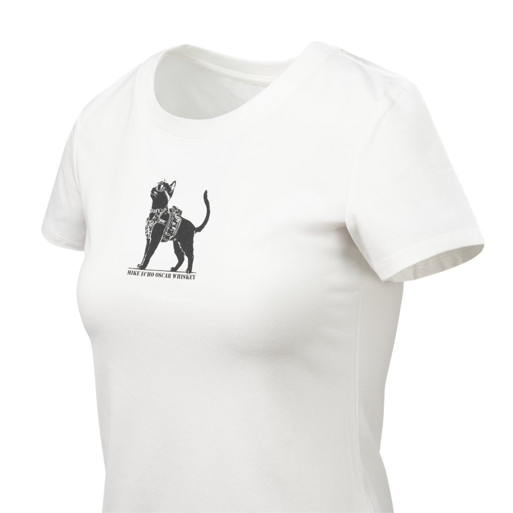 Women's T-shirt (TactiCat) - White — Helikon-Tex