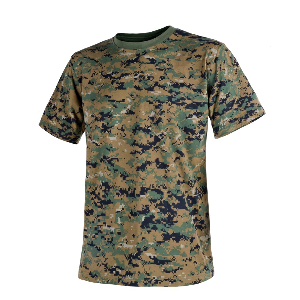 T-Shirt - Cotton - USMC Digital Woodland — Helikon-Tex