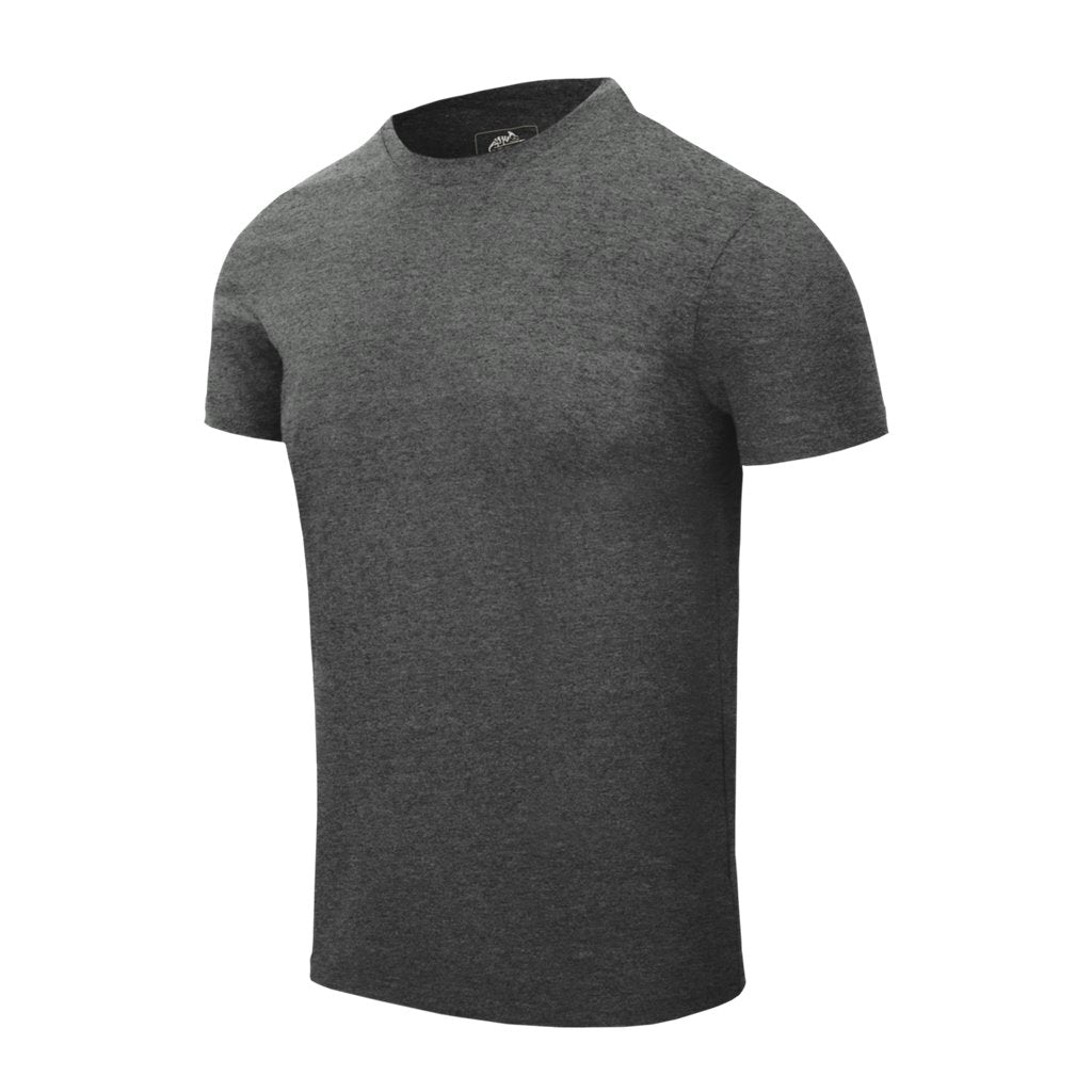 T-Shirt Slim - Melange Black-Grey — Helikon-Tex