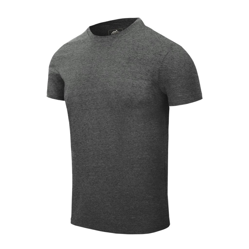 T-Shirt Slim - Melange Black-Grey