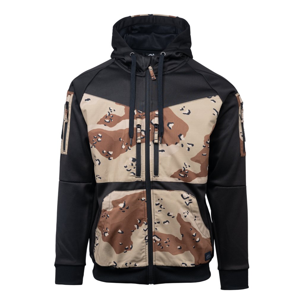 ROGUE Hoodie (FullZip) - Black/6 Color Desert — Helikon-Tex