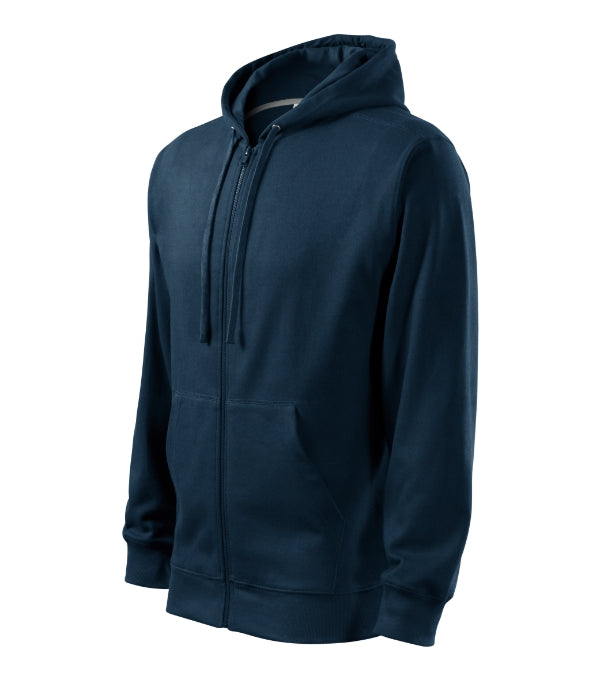 Trendy Zipper 410 Mikina pánska — tmavomodrá