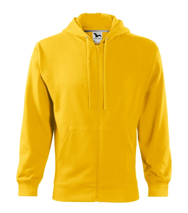Trendy Zipper 410 Mikina pánska — žltá