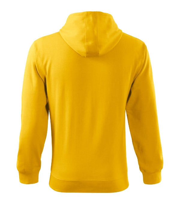 Trendy Zipper 410 Mikina pánska — žltá