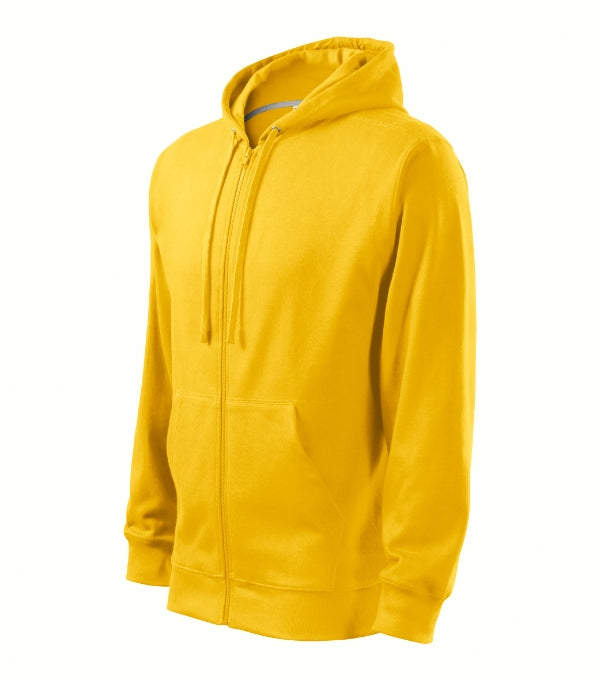 Trendy Zipper 410 Mikina pánska — žltá