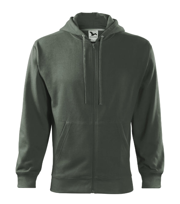 Trendy Zipper 410 Mikina pánska — tmavá bridlica