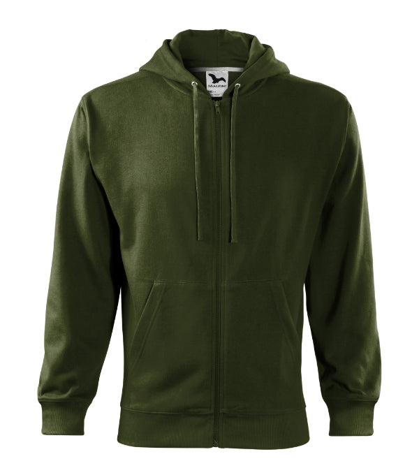 Trendy Zipper 410 Mikina pánska — military