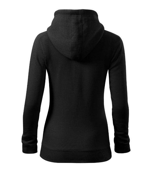 Trendy Zipper 411 Mikina dámska — čierna