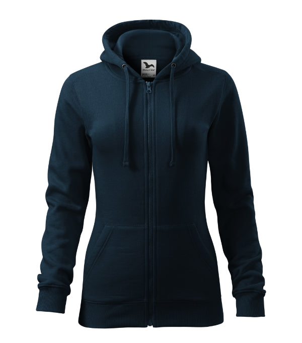 Trendy Zipper 411 Mikina dámska — tmavomodrá