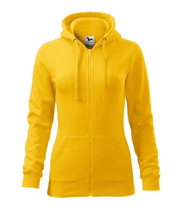 Trendy Zipper 411 Mikina dámska — žltá