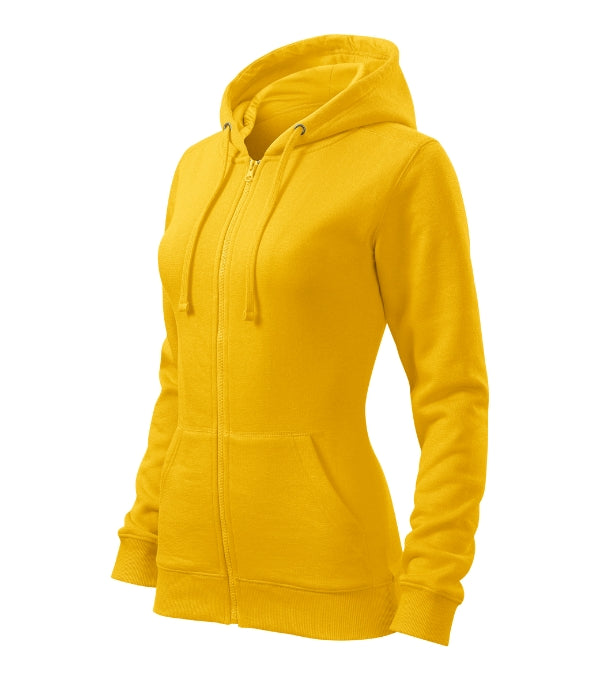 Trendy Zipper 411 Mikina dámska — žltá