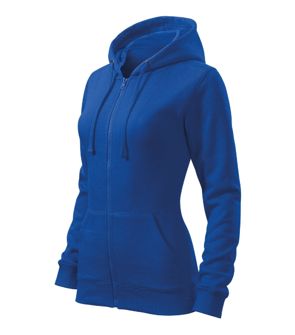 Trendy Zipper 411 Mikina dámska — kráľovská modrá