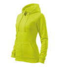 Trendy Zipper 411 Mikina dámska — limetková