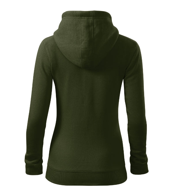 Trendy Zipper 411 Mikina dámska — military