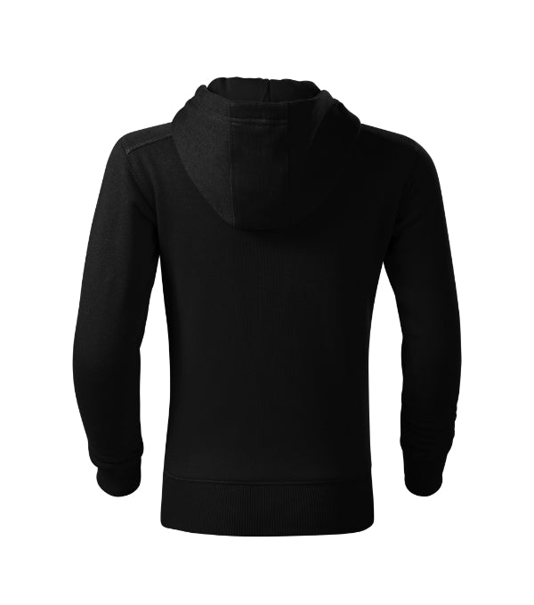 Trendy Zipper 412 Mikina detská — čierna