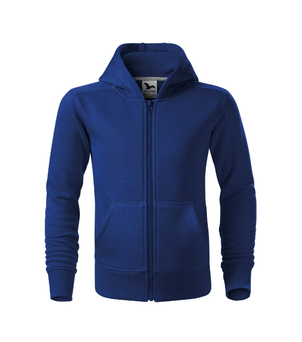 Trendy Zipper 412 Mikina detská — kráľovská modrá