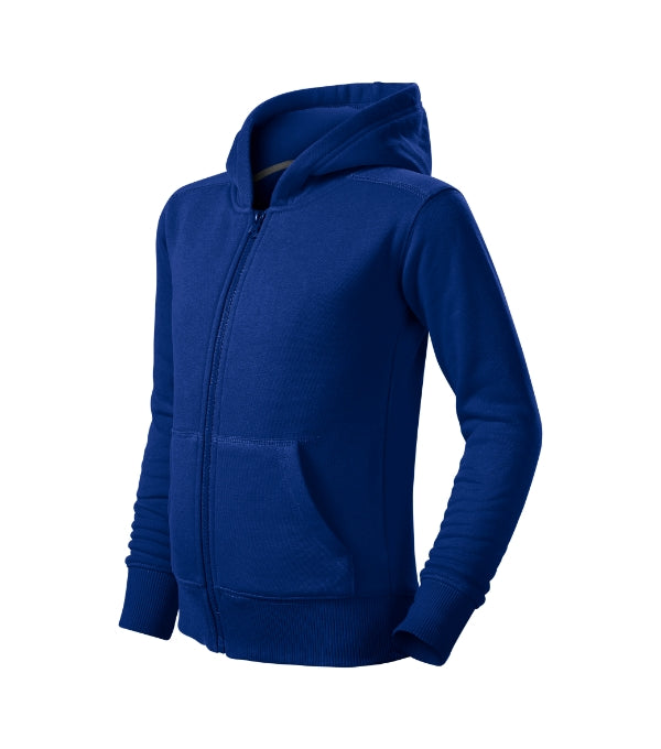 Trendy Zipper 412 Mikina detská — kráľovská modrá