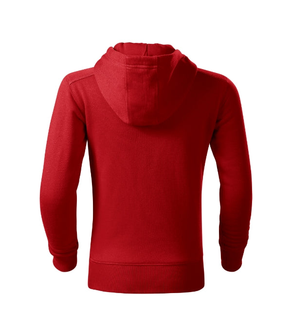 Trendy Zipper 412 Mikina detská — červená