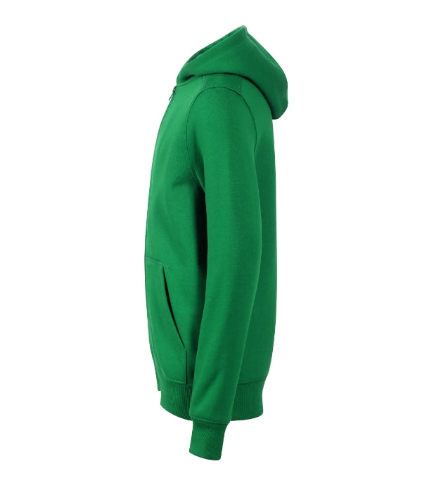 Trendy Zipper 412 Mikina detská — trávová zelená
