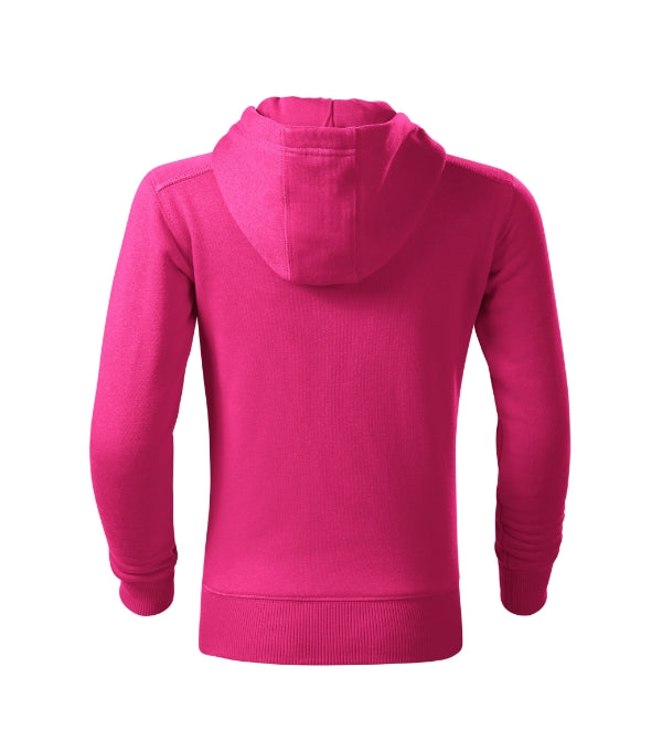 Trendy Zipper 412 Mikina detská — purpurová