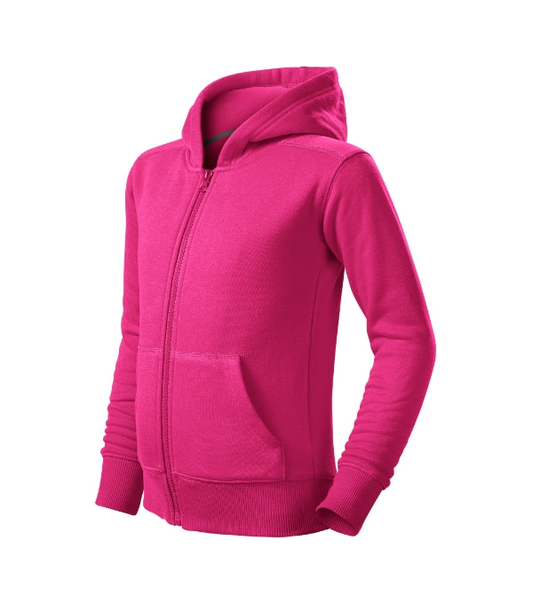 Trendy Zipper 412 Mikina detská — purpurová