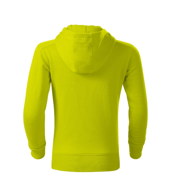 Trendy Zipper 412 Mikina detská — limetková
