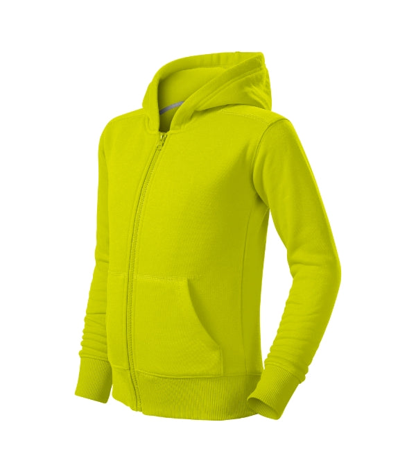 Trendy Zipper 412 Mikina detská — limetková