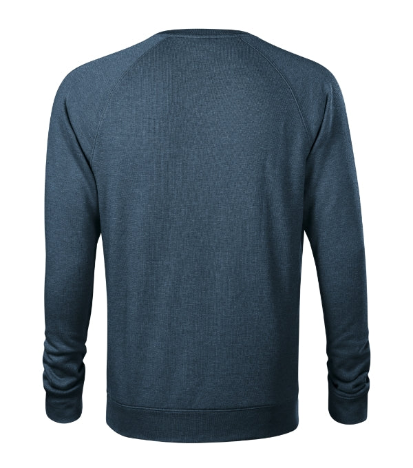 Merger 415 Mikina pánska — tmavý denim melír