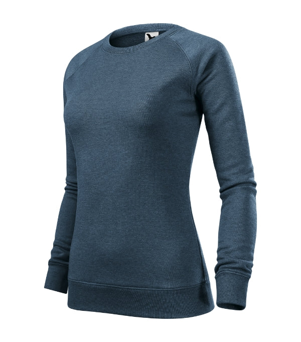 Merger 416 Mikina dámska — tmavý denim melír