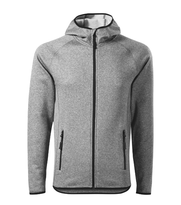 Direct 417 Stretch fleece pánsky — tmavosivý melír
