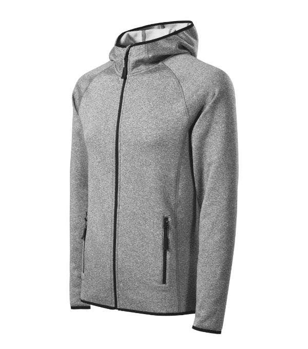 Direct 417 Stretch fleece pánsky — tmavosivý melír