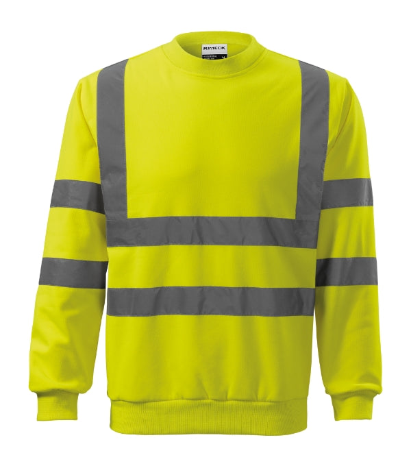 HV Essential 4V6 Mikina unisex — fluorescenčná žltá