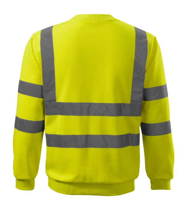 HV Essential 4V6 Mikina unisex — fluorescenčná žltá