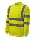 HV Essential 4V6 Mikina unisex — fluorescenčná žltá