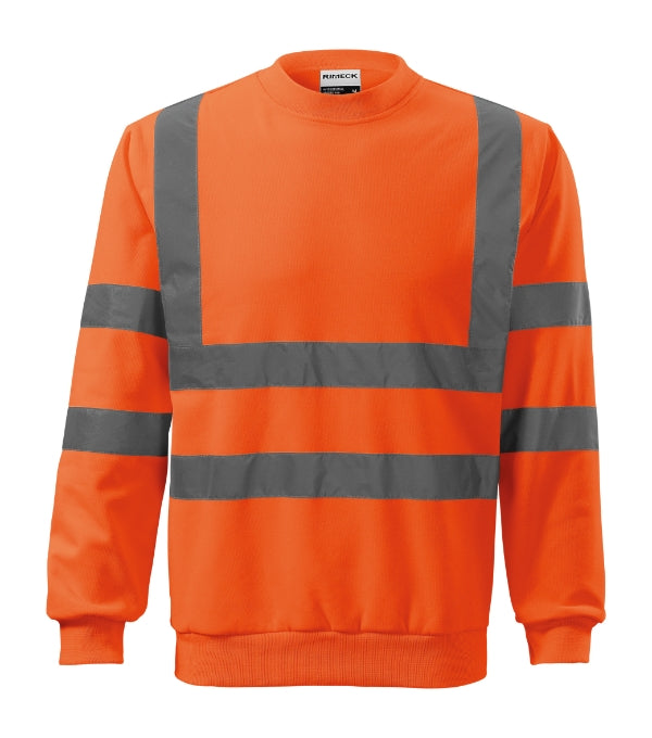 HV Essential 4V6 Mikina unisex — fluorescenčná oranžová