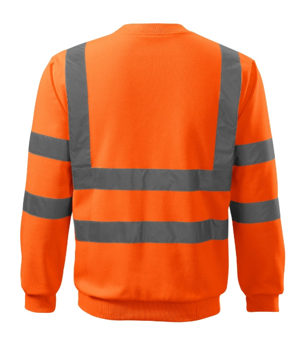 HV Essential 4V6 Mikina unisex — fluorescenčná oranžová