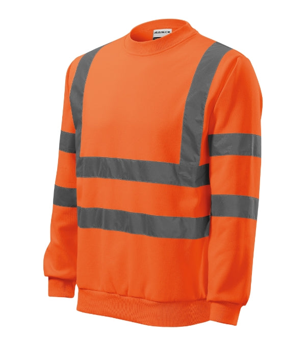 HV Essential 4V6 Mikina unisex — fluorescenčná oranžová