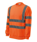 HV Essential 4V6 Mikina unisex — fluorescenčná oranžová