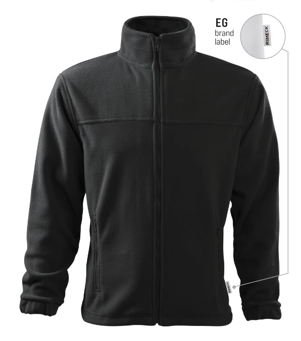Jacket 501 Fleece pánsky — ebony gray 94 (brand label)