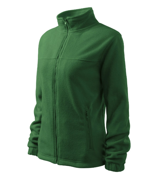 Jacket 504 Fleece dámsky — fľaškovozelená