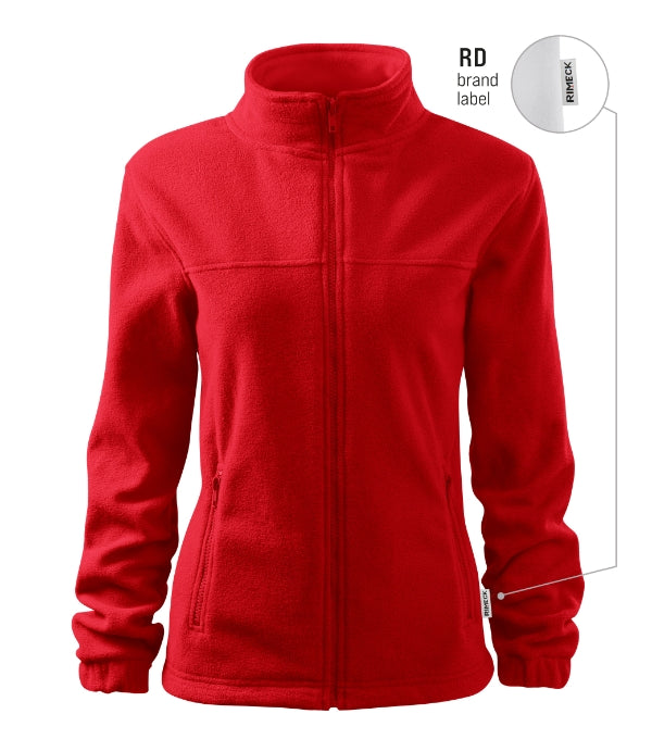 Jacket 504 Fleece dámsky — červená 07 (brand label)